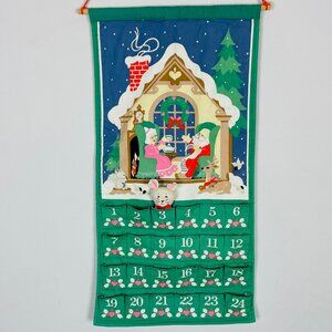 Vintage 1987 Avon Countdown to Christmas Advent Calendar WITH MOUSE